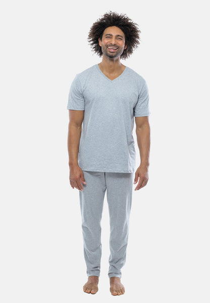 Schiesser MIX SET - Nachtwäsche Set - Grau