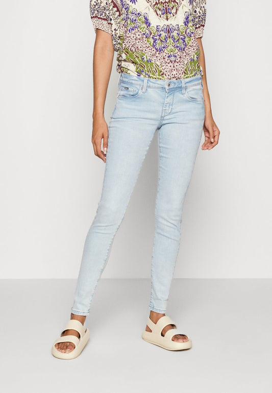 Pepe Jeans LOLA - Jeans Skinny Fit - Light Blue Wash