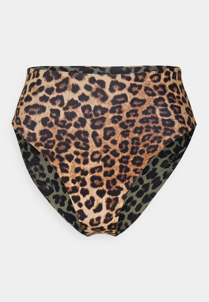 GOOD AMERICAN GOOD WAIST BOTTOM - Bikini-Hose - Leopard