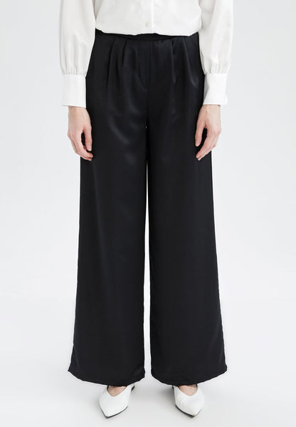 DeFacto RELAX FIT - Stoffhose - Black