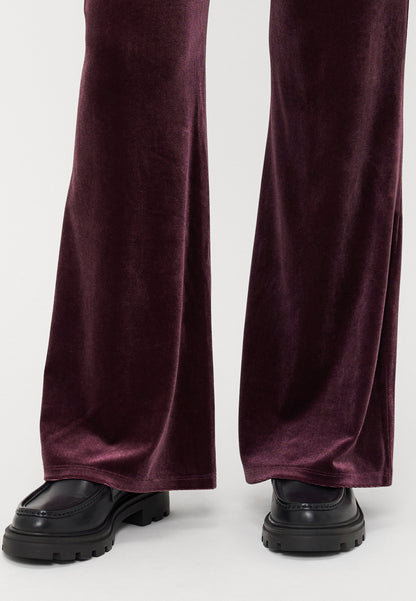 ONLY Petite ONLSMOOTH FLARED - Trousers - Winetasting
