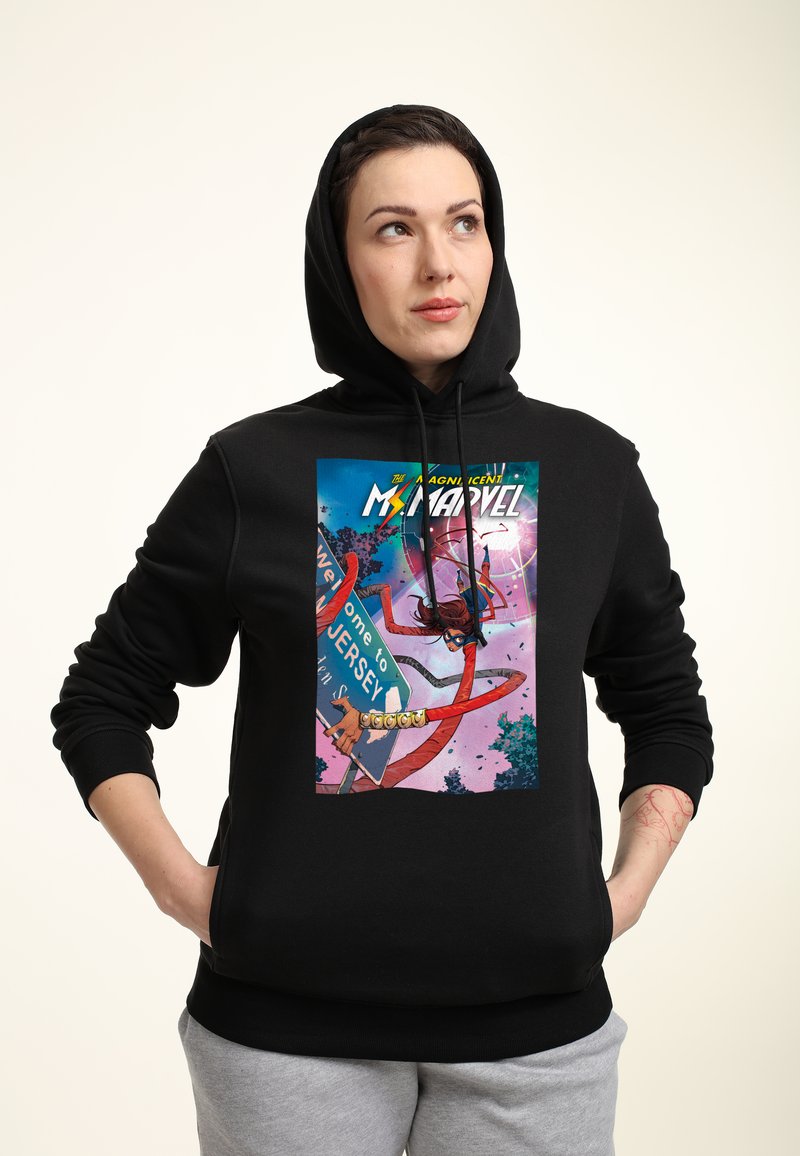 Henry Tiger MARVEL MS. MARVEL - Kapuzenpullover - Black