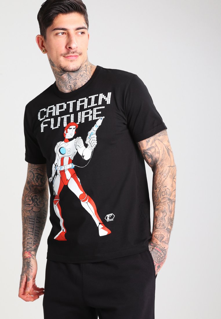 Logoshirt CAPTAIN FUTURE - T-Shirt Print - Schwarz