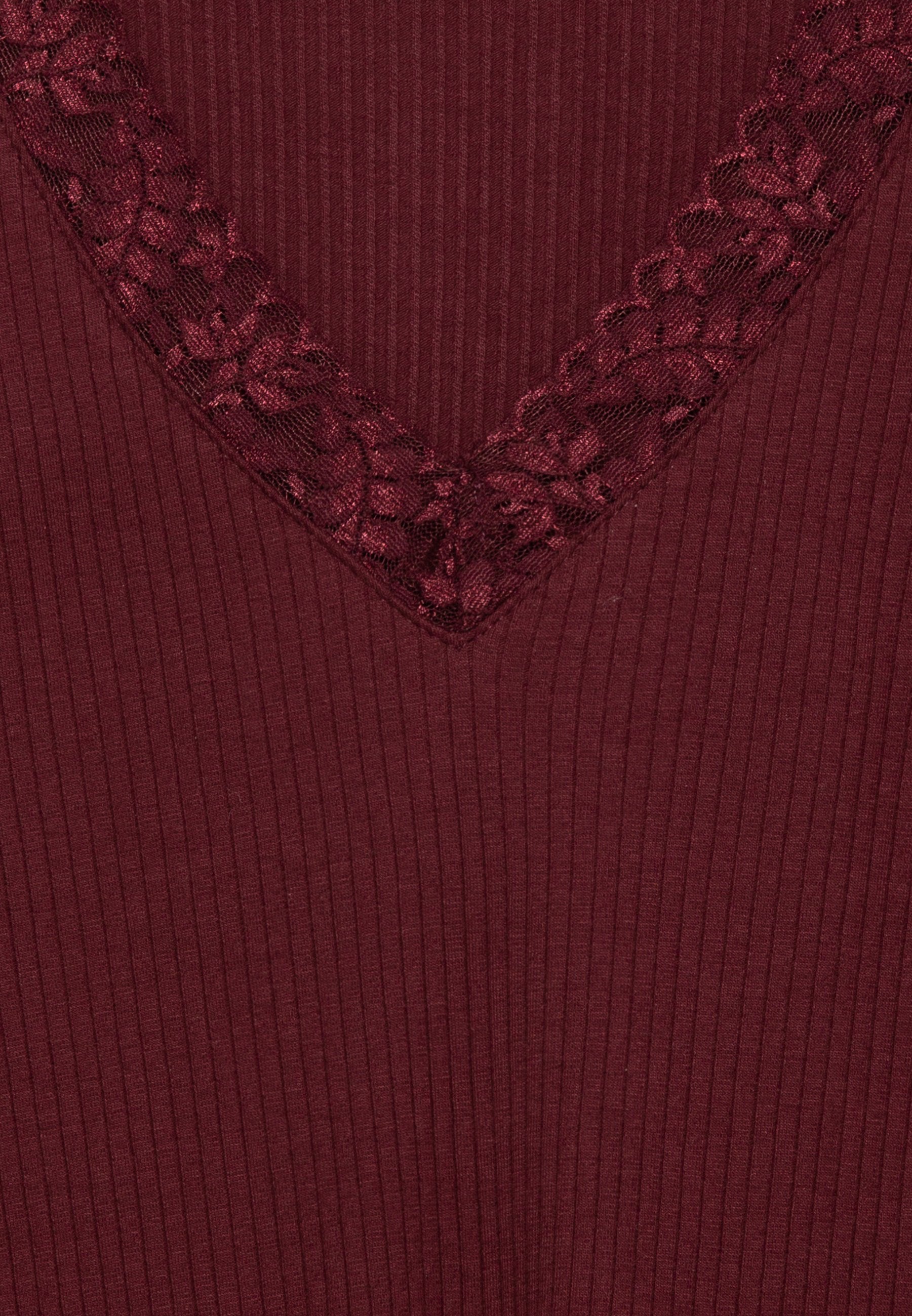 Vero Moda Tall VMHELSINKI DEEP V NECK - Long Sleeved Top - Port Royale