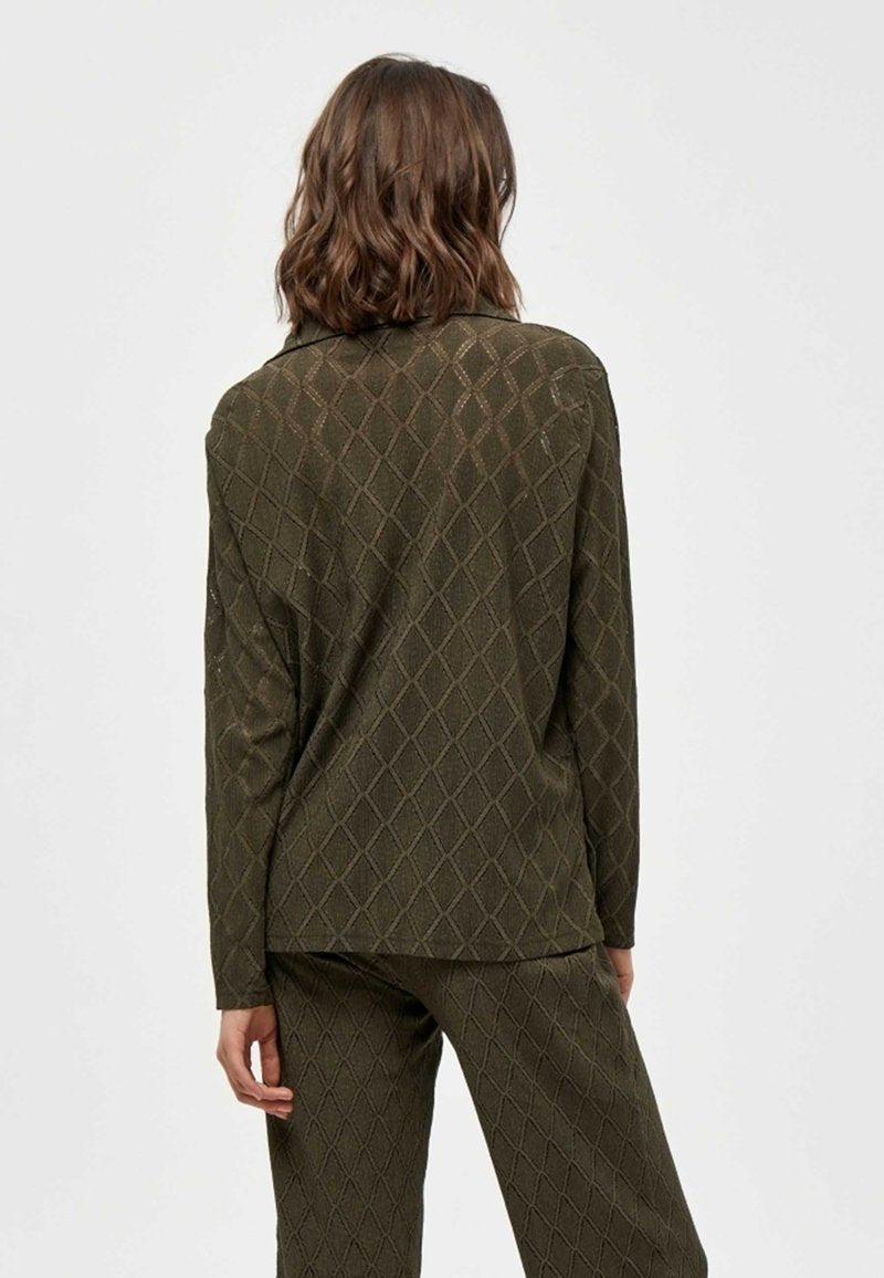 Peppercorn FENNA - Bluse - Juniper Green