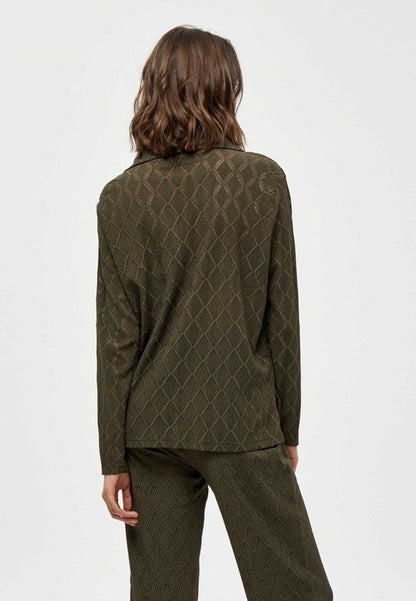 Peppercorn FENNA - Bluse - Juniper Green