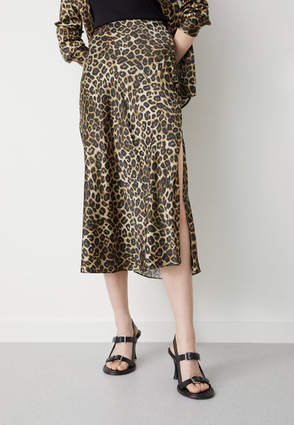 THE KOOPLES JUPE LONGUE GRAND LEO - Bleistiftrock - Brown