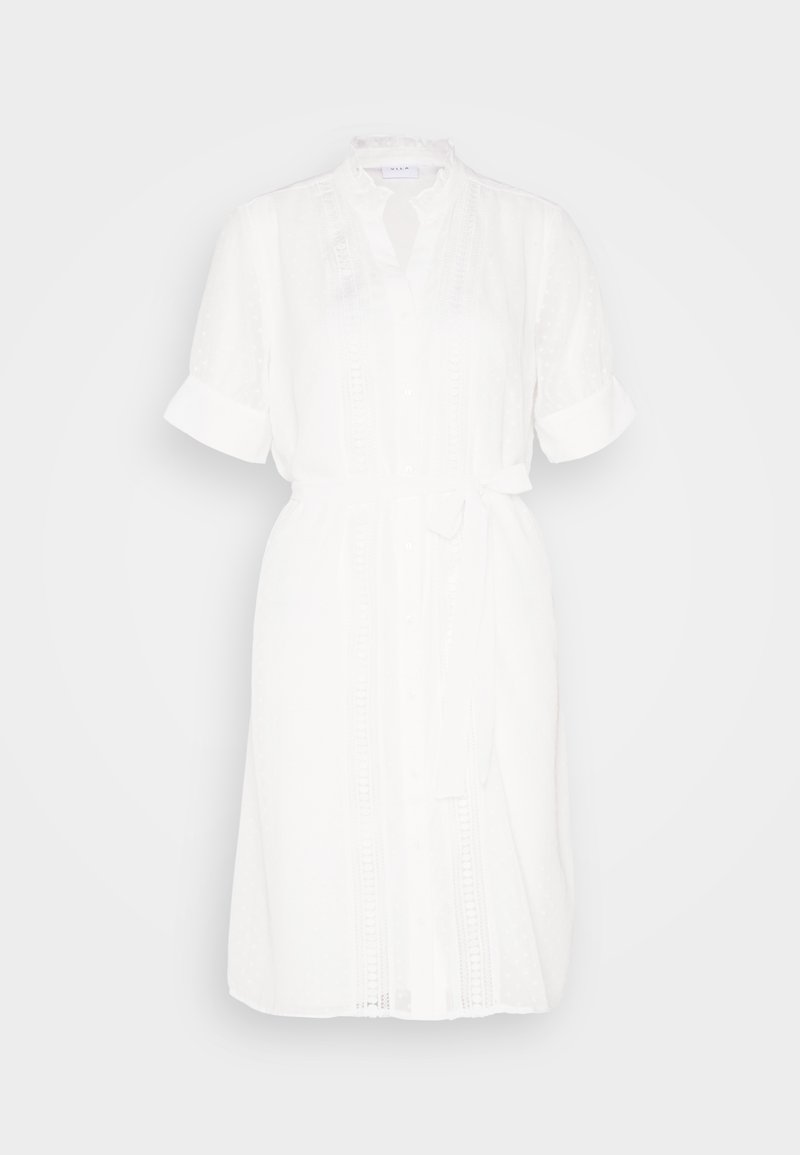 Vila VIDOBBY V NECK DRESS - Blusenkleid - Snow White