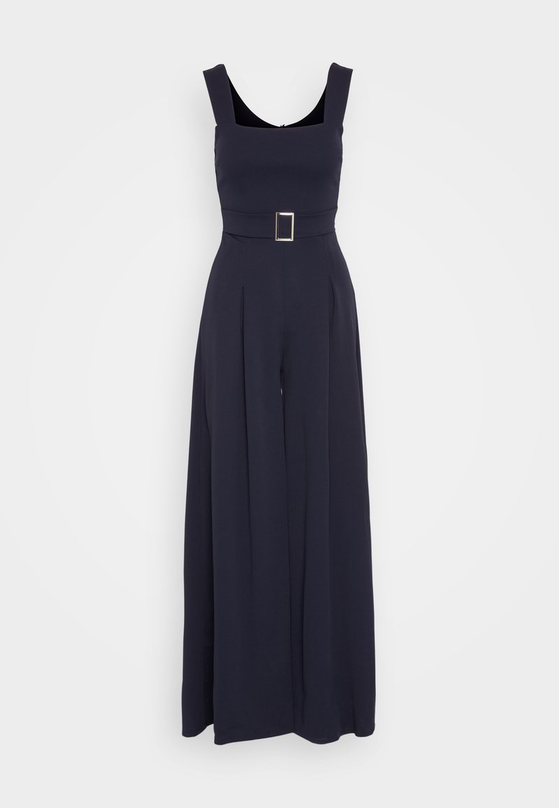Wal G ASH BELT - Jumpsuit - Navy Blue