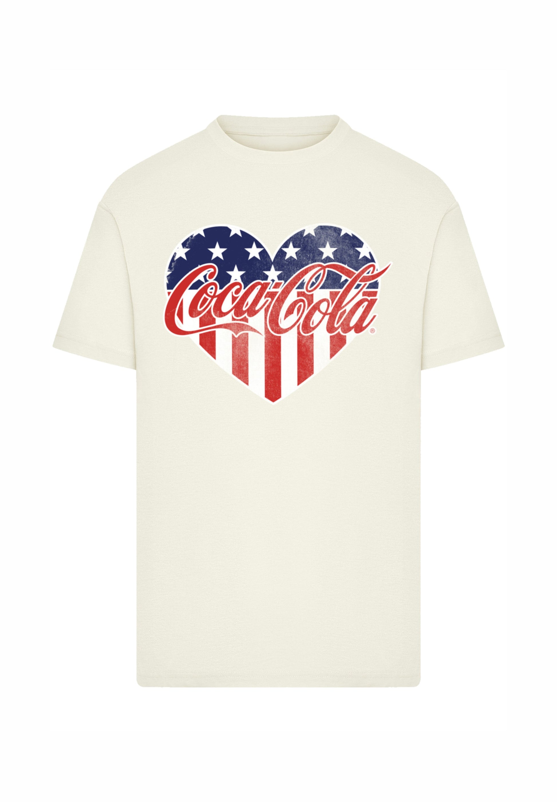 F4NT4STIC COCA COLA AMERICANA - Print T-shirt - Heather Grey