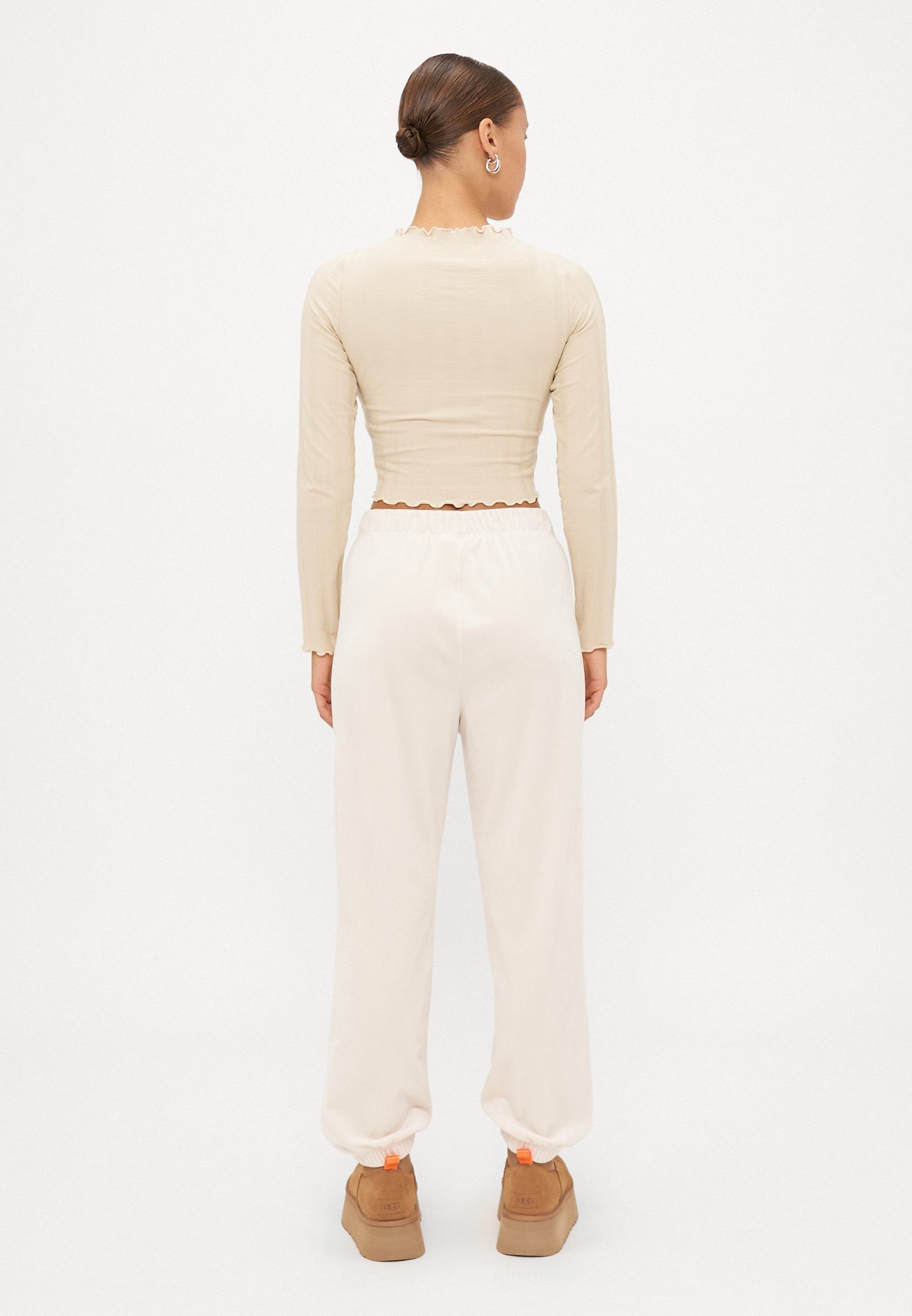 ONLY Petite ONLREBEL CUFF PANTS - Tracksuit Bottoms - Birch