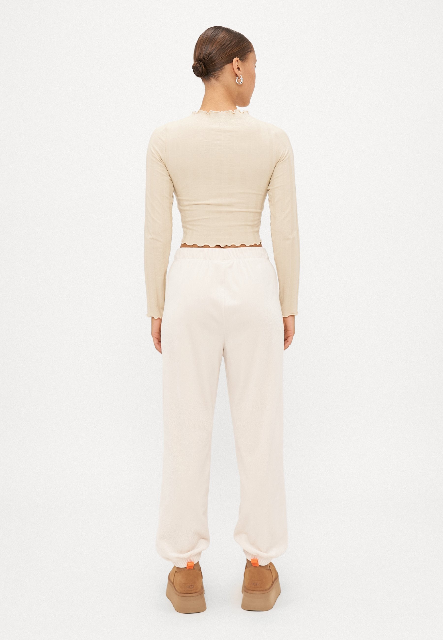 ONLY Petite ONLREBEL CUFF PANTS - Tracksuit Bottoms - Birch