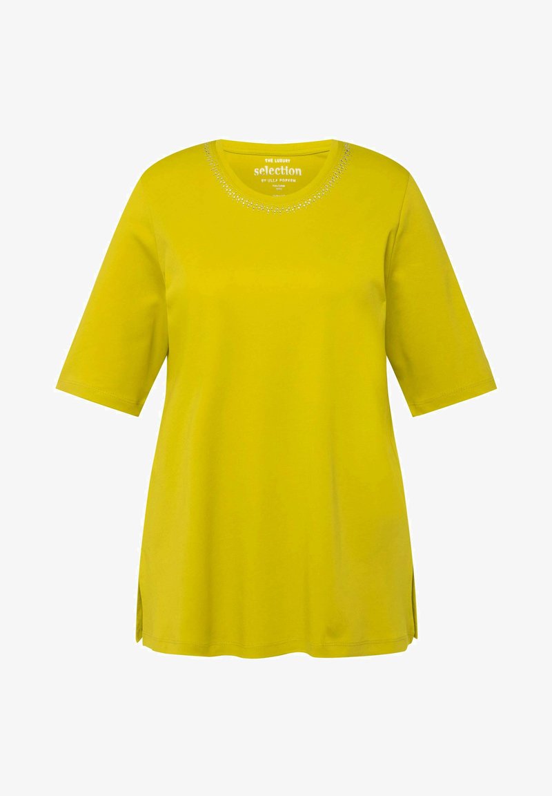 Ulla Popken PIMA SHORT SLEEVE - T-Shirt Basic - Black