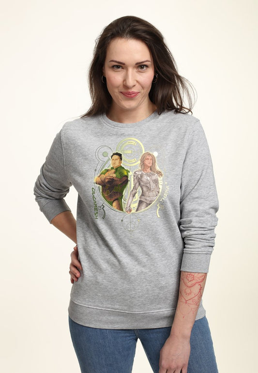 Henry Tiger MARVEL: ETERNALS GILGAMESH THENA DUO - Sweatshirt - Heather Grey
