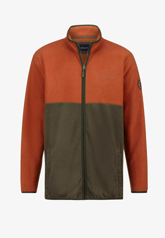  Fleecejacke - Terracotta/oliv