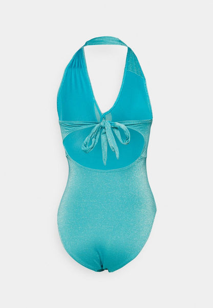 ESPRIT YALONG BEACH ONE SHOULDER SWIMSUIT - Badeanzug - Teal Blue