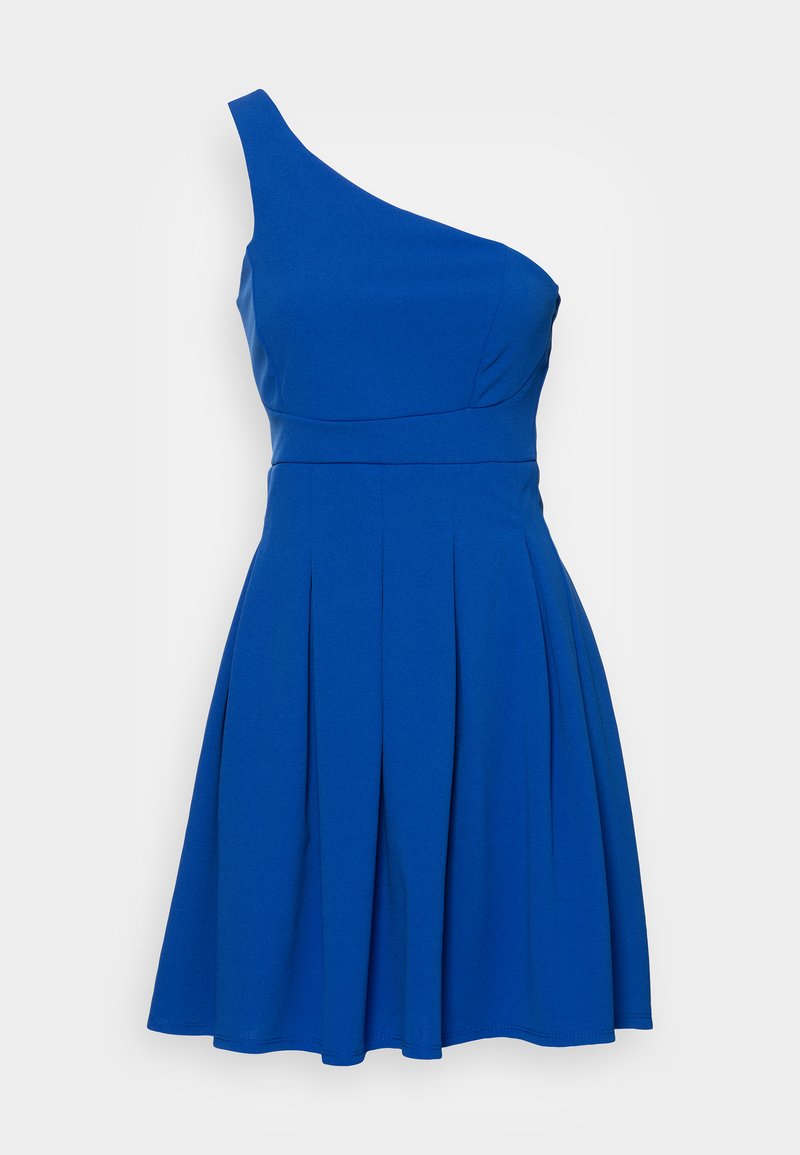 Wal G FRIEDA ONE SHOULDER SKATER DRESS - Cocktailkleid/festliches Kleid - Electric Blue