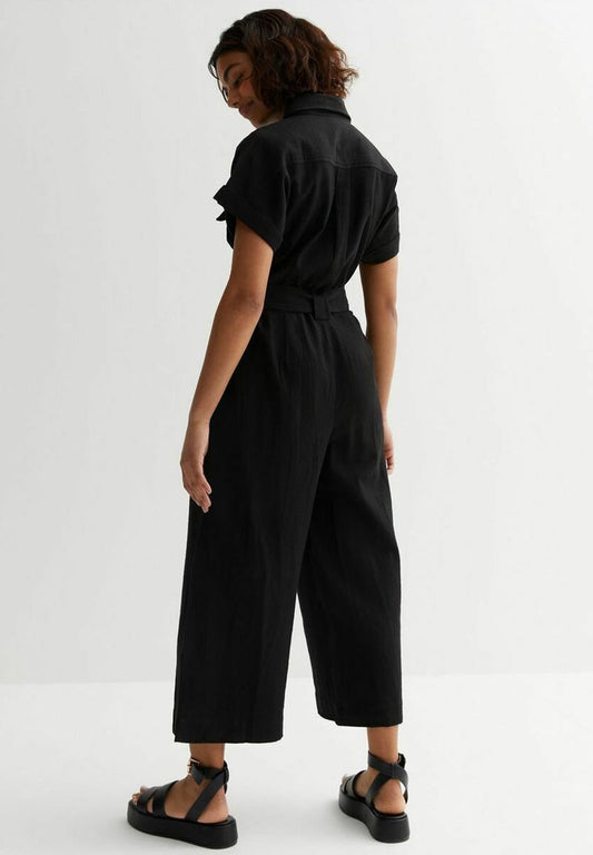 New Look PETITE BELTED UTILITY - Jumpsuit - Black