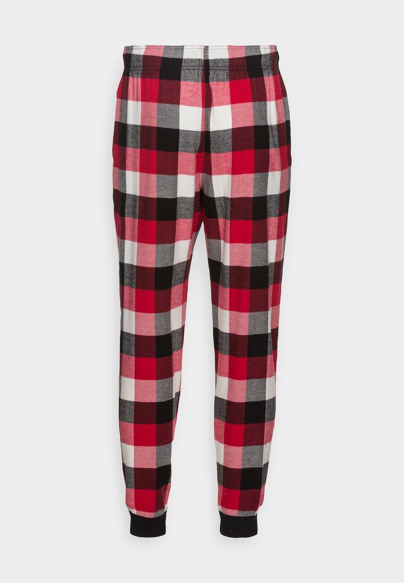 Hollister Co. JOGGER BOTTOM SET - Pyjama - Buff Check