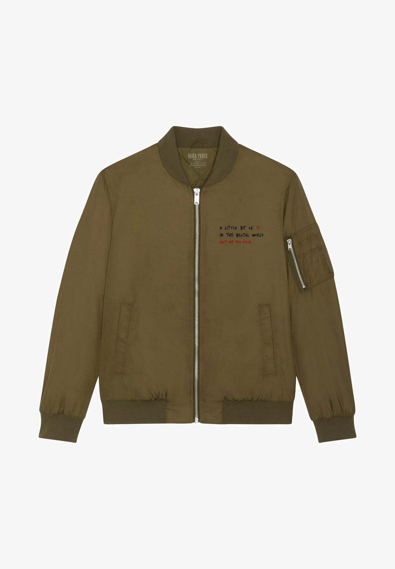  BRUTAL EMBROIDERY UNISEX - Bomberjacke - Khaki