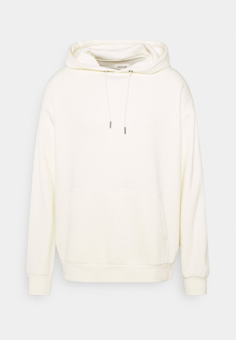 YOURTURN 2 PACK UNISEX - Kapuzenpullover - Off-white/green