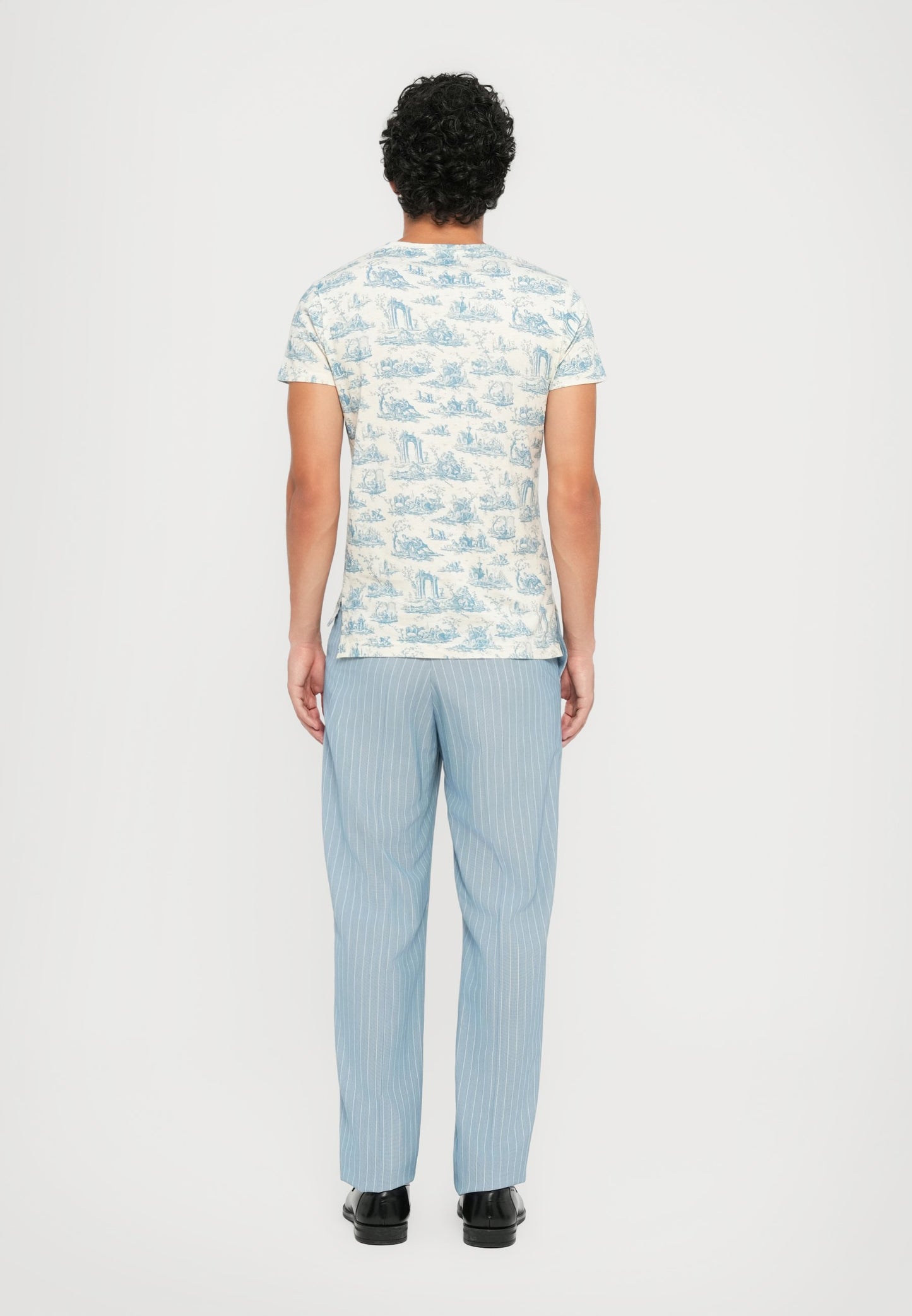 Vivienne Westwood ROOSTER PERU UNISEX - Print T-shirt - Toile De Jouy Blue