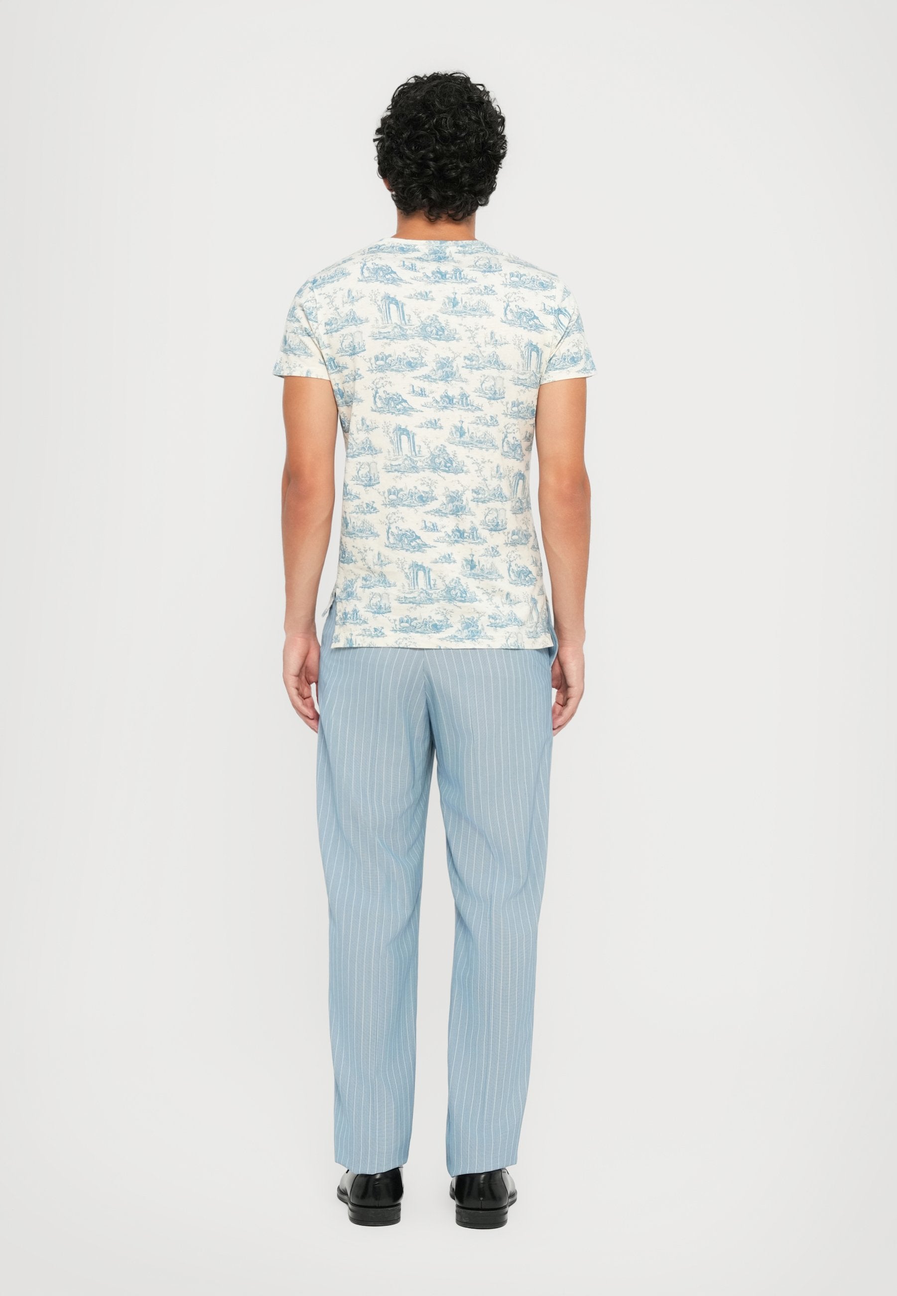 Vivienne Westwood ROOSTER PERU UNISEX - Print T-shirt - Toile De Jouy Blue