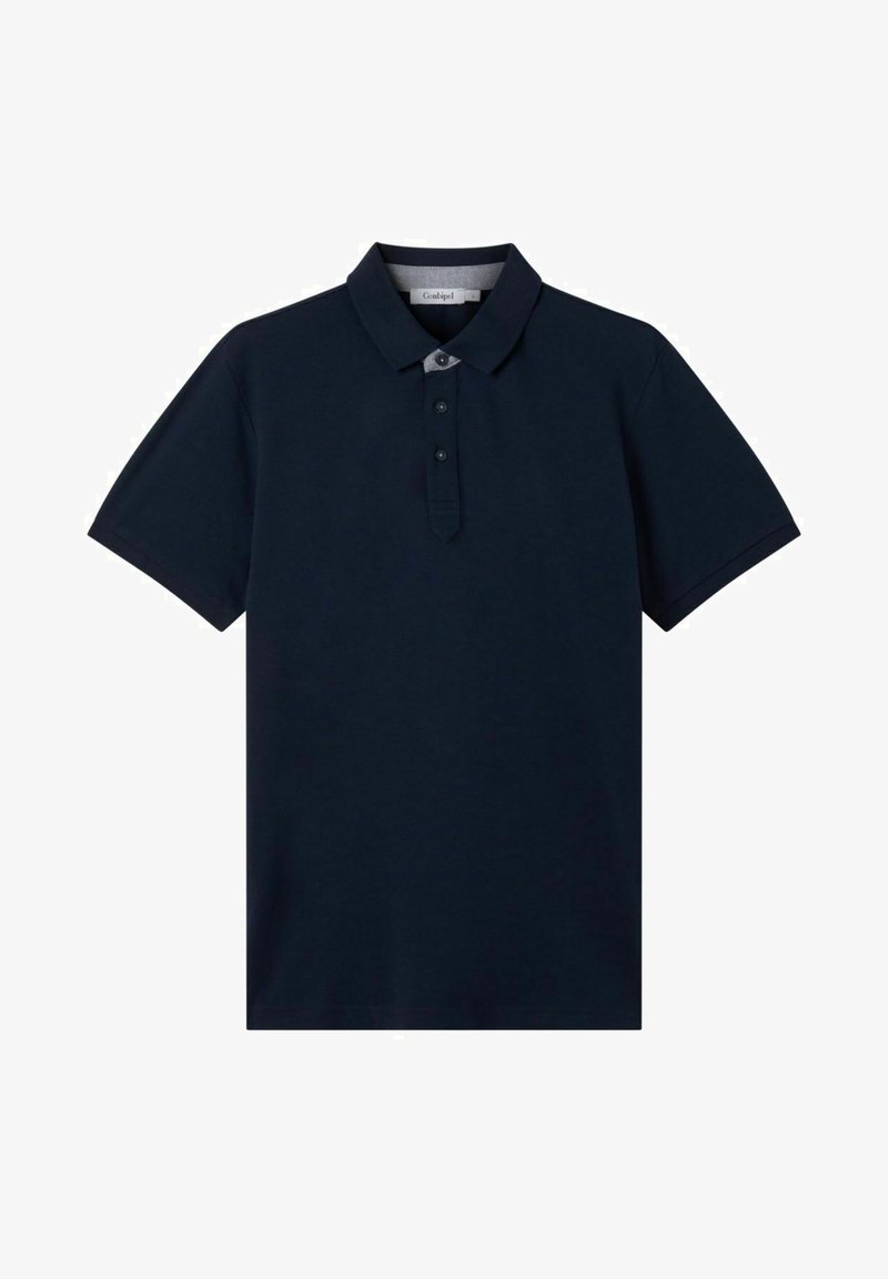  WITH OXFORD DETAILS - Poloshirt - Indaco