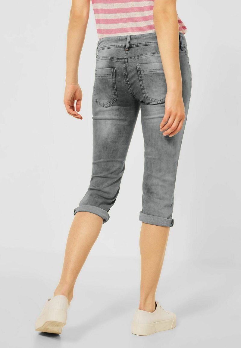 STREET ONE Jeans Shorts - Grau