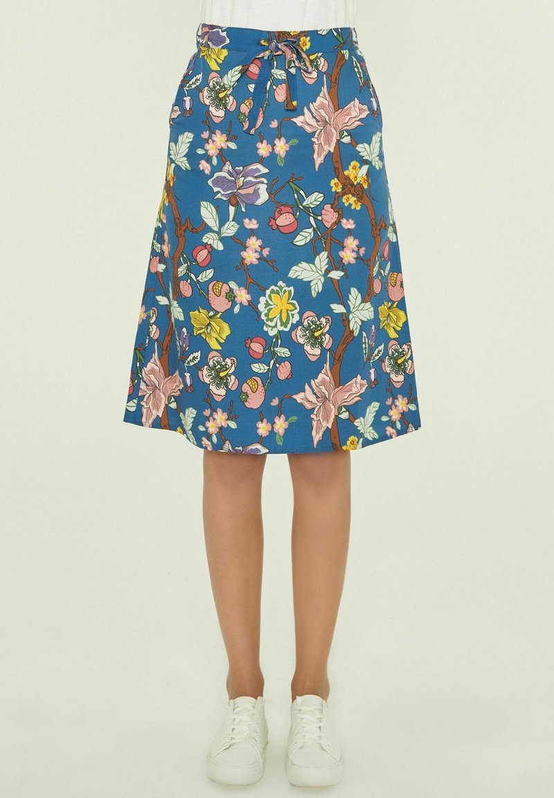  A-Linien-Rock - Floral Print