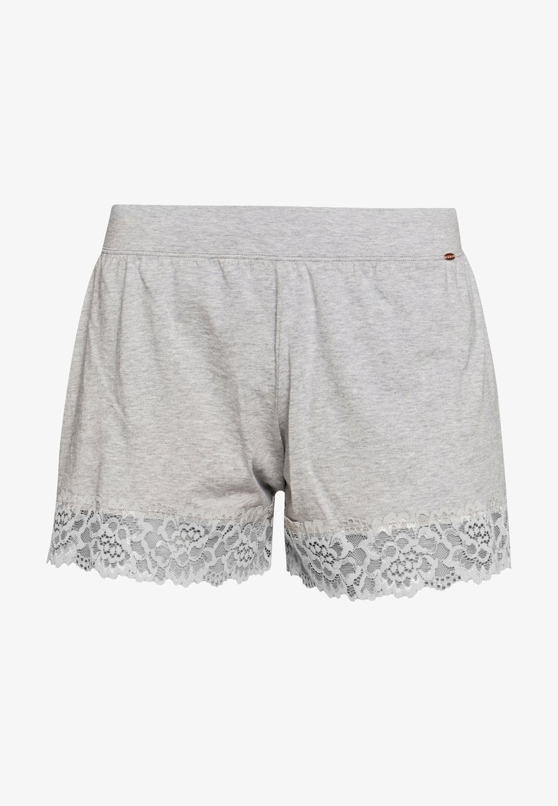 Skiny DAMEN SHORTS - Nachtwäsche Hose - Stone Grey Melange