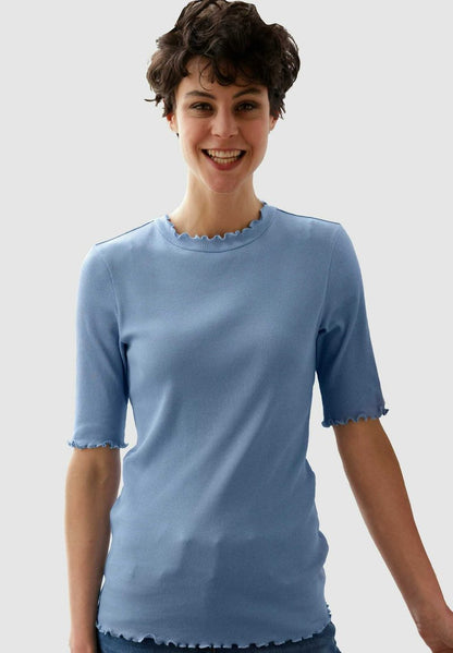  T-Shirt Basic - Rauchblau