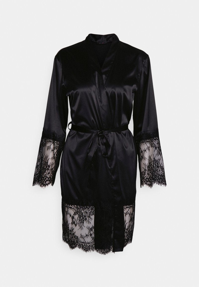 Magic Bodyfashion SIMPLY SEXY KIMONO - Bademantel - Black
