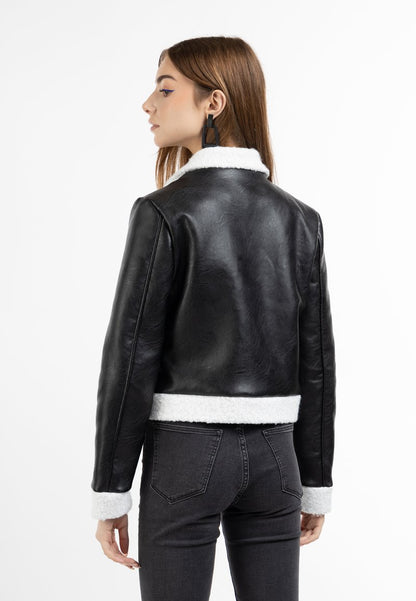  UCY - Kunstlederjacke - Schwarz