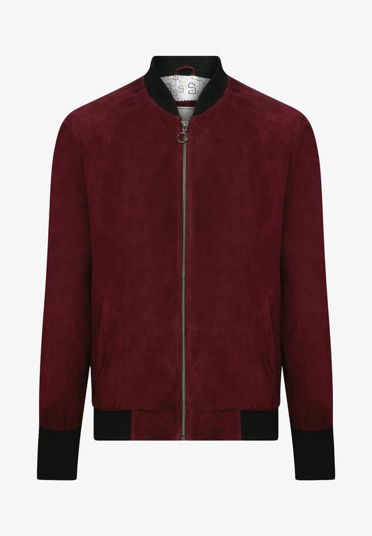  Lederjacke - Bordeaux
