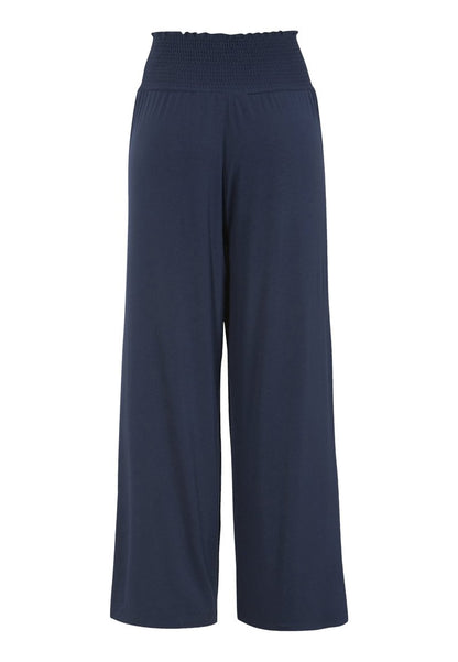  LIV SOLID ECOVERO - Stoffhose - Navy