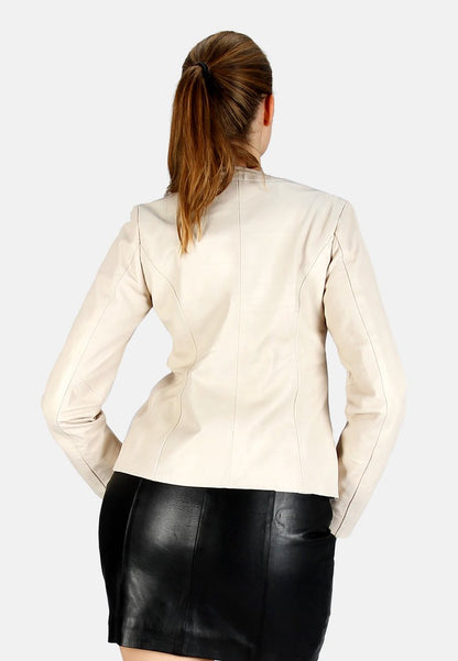  DIANA - Lederjacke - Sand