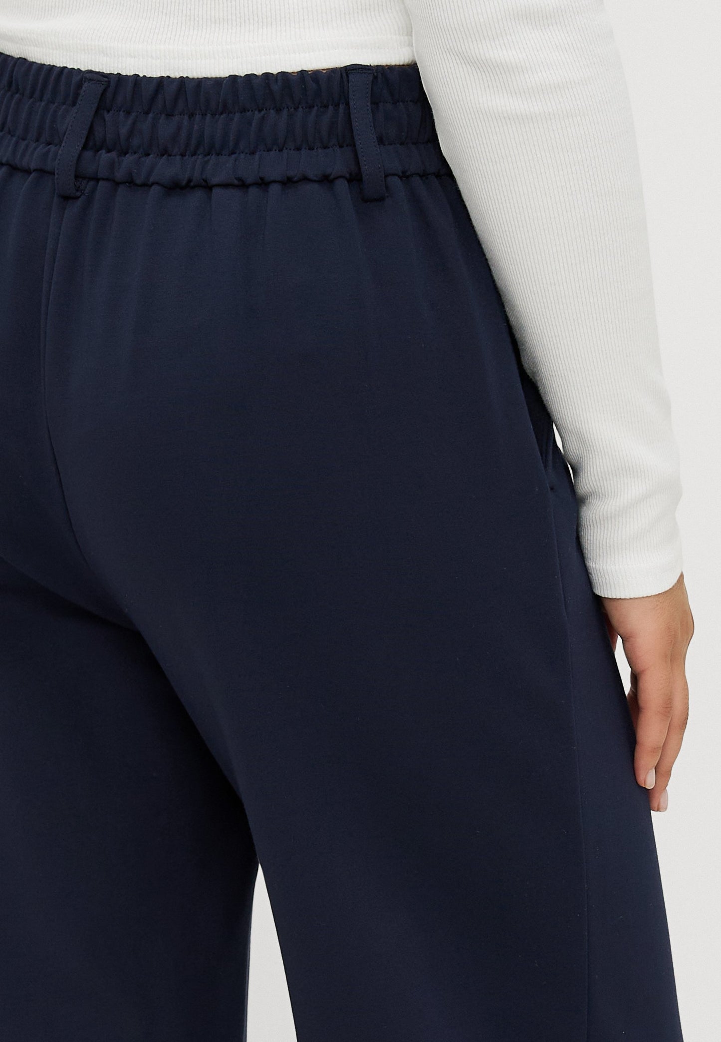 ONLY Petite ONLPOPTRASH STRAIGHT - Trousers - Night Sky