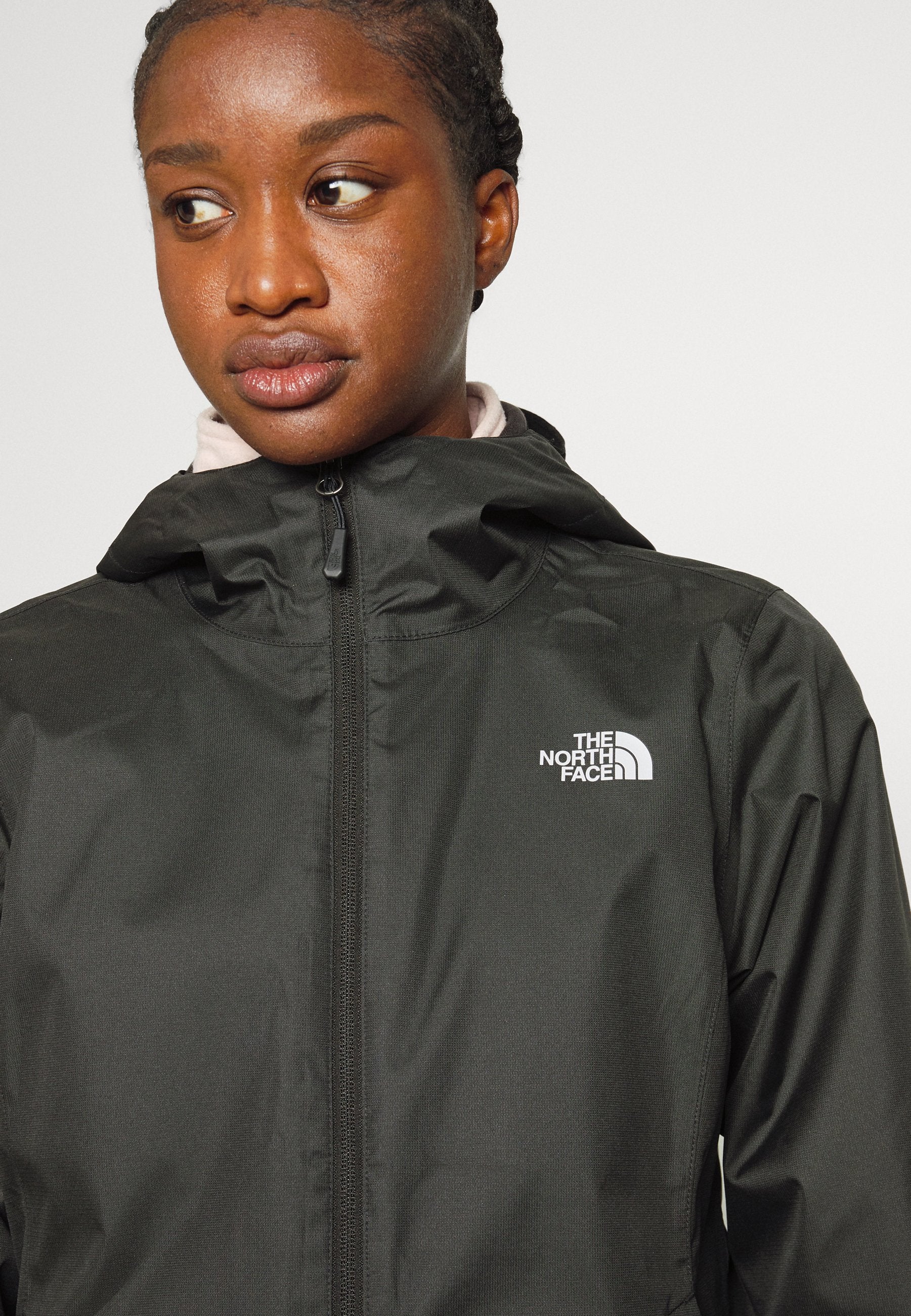 The North Face QUEST JACKET - Waterproof Jacket - Black/foil Grey