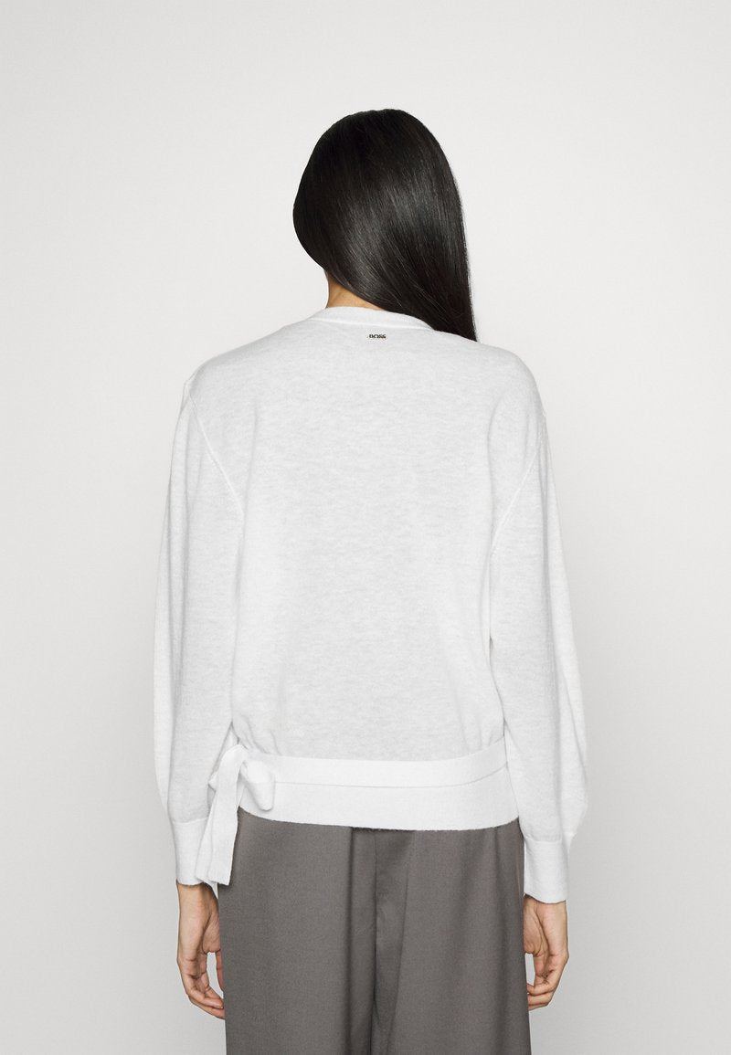 Boss FIROL - Strickjacke - Open White