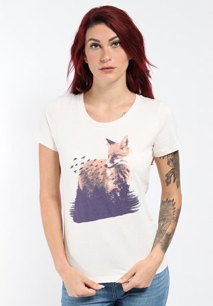 T-Shirt Print - Heather Sand