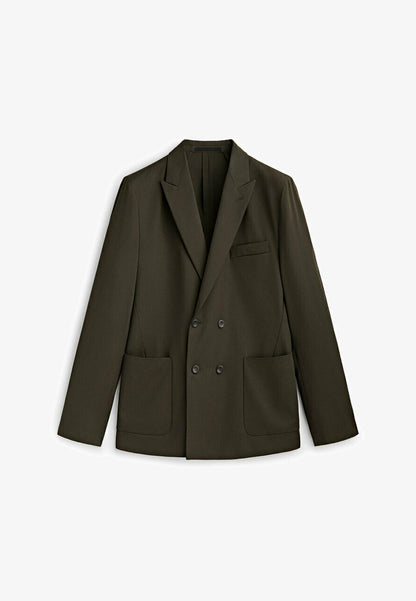 Massimo Dutti STUDIO - TECHNICAL - Anzugsakko - Khaki