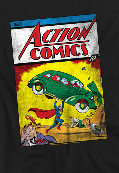  ACTION COMICS ISSUE - Print T-shirt - Black