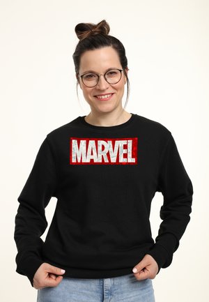 Henry Tiger MARVEL SKYLINE - Sweatshirt - Black