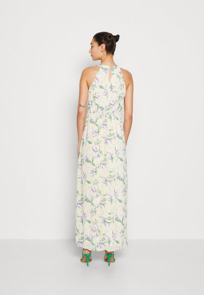 Vila VIMILINA FLOWER DRESS - Ballkleid - Birch/purple
