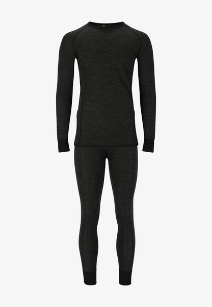 Whistler SET SKI BRISTON - Nachtwäsche Set - Dark Grey Melange