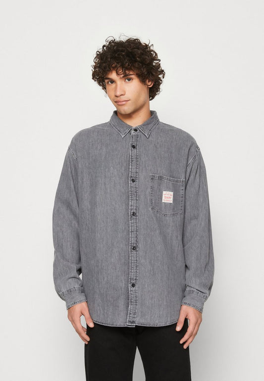  WALLER 1 POCKET SHIRT - Hemd - Black Denim