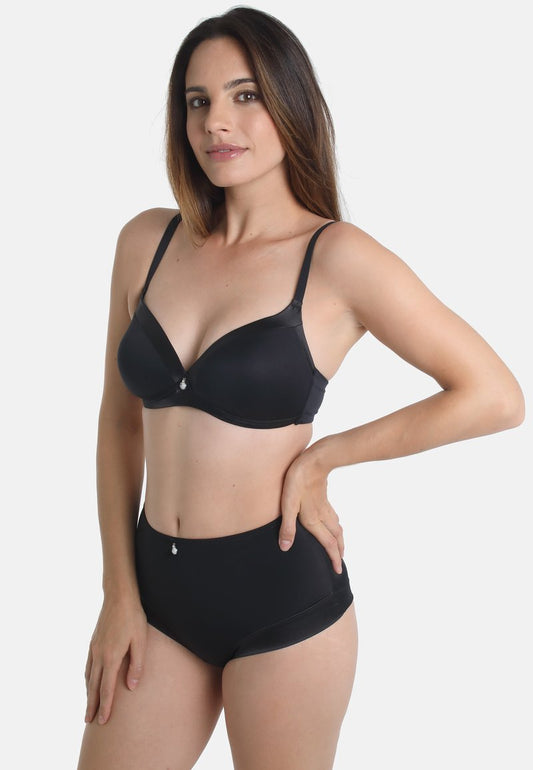  SHINY SUSTAINABLE 2ER PACK - Slip - Black