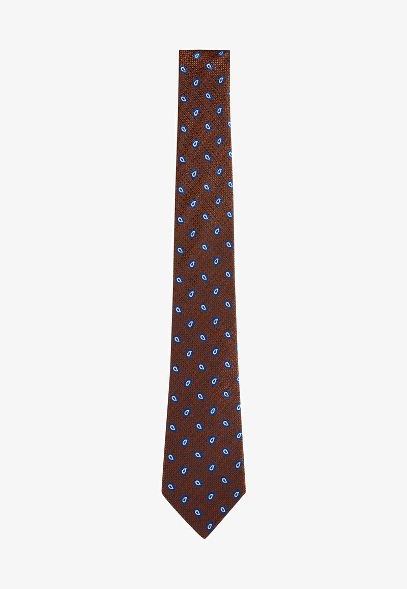 Next PATTERN REGULAR - Krawatte - Rust Brown Paisley