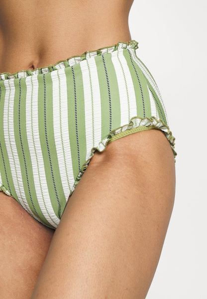 Seafolly CABANA HIGH WAISTED PANT - Bikini-Hose - Olive Green